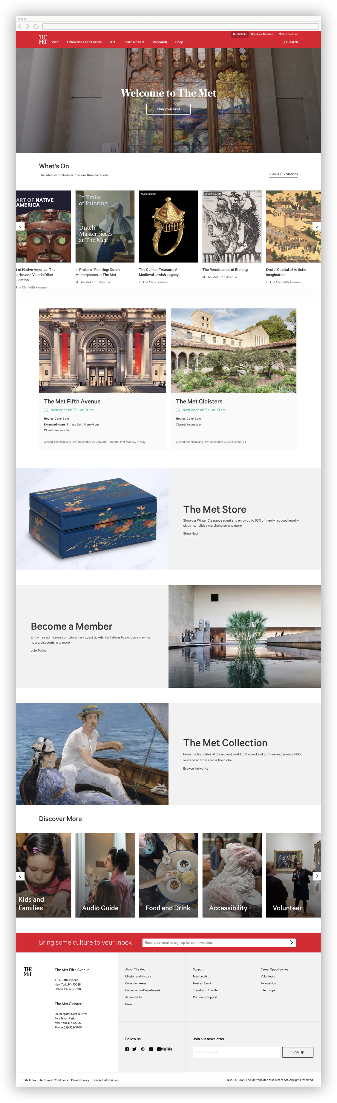 The Met - Homepage